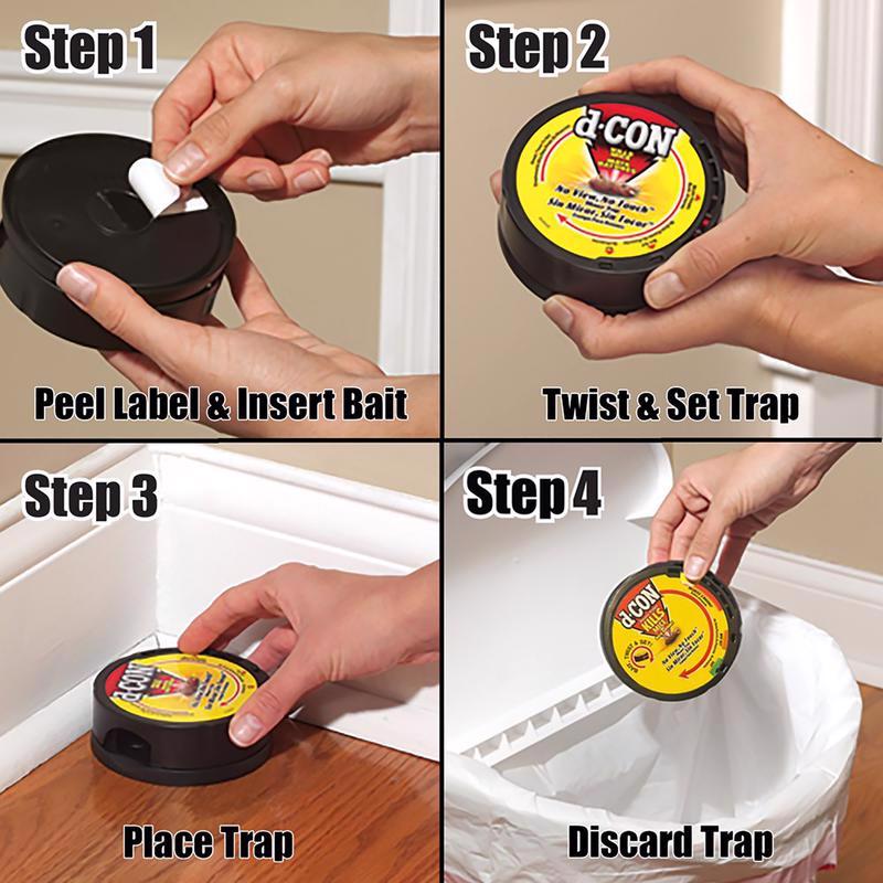 d-CON Small Snap Trap For Mice 2 pk