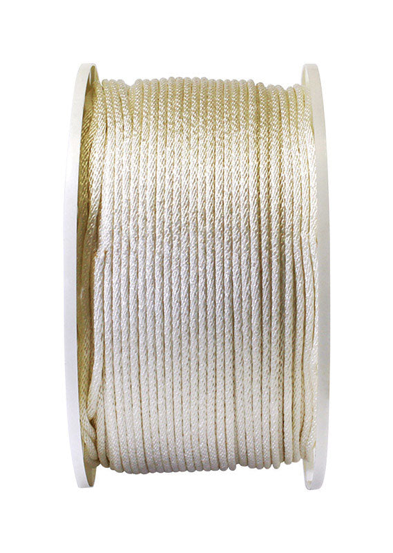 Koch Industries 3/16 in. D X 1000 ft. L White Solid Braided Nylon Rope