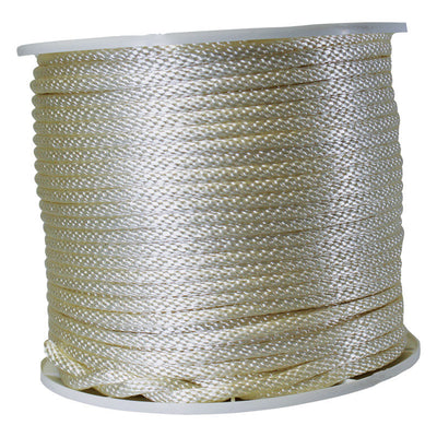 Koch Industries 3/8 in. D X 500 ft. L White Solid Braided Nylon Rope