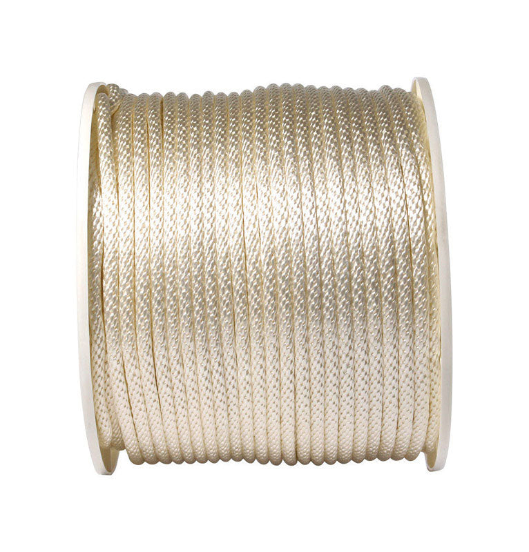 Koch Industries 3/8 in. D X 500 ft. L White Solid Braided Nylon Rope