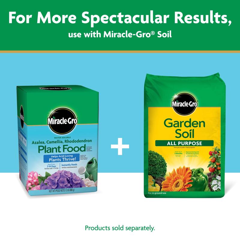 Miracle-Gro Powder Azalea, Camellia, Rhododendron Plant Food 1.5 lb