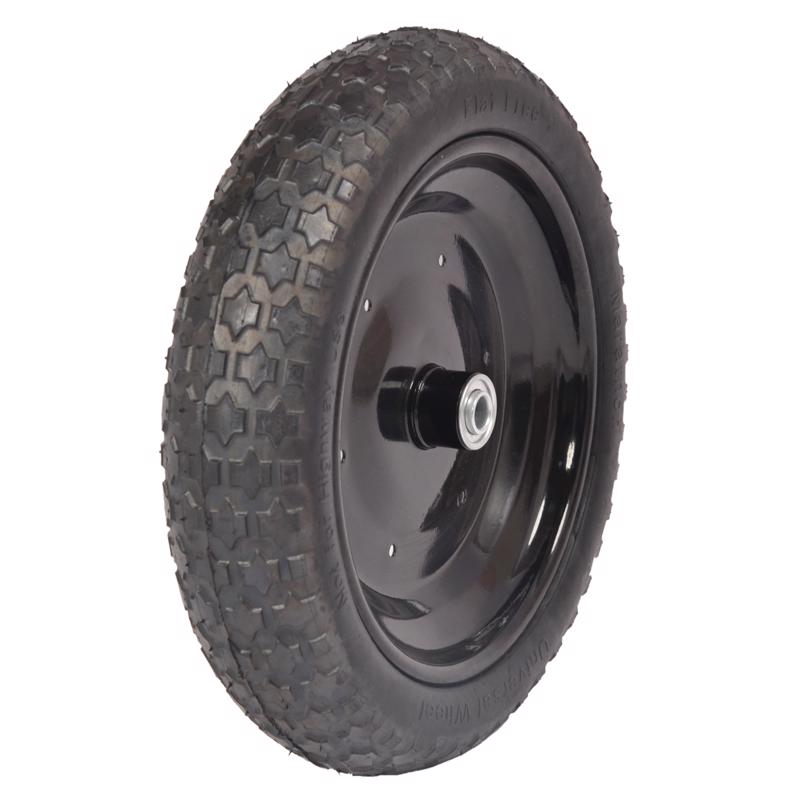 Marathon Universal Fit 8 in. D X 14.5 in. D 300 lb. cap. Centered Wheelbarrow Tire Polyurethane