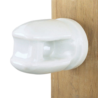 Dare Line Insulators With Lag Bolt White
