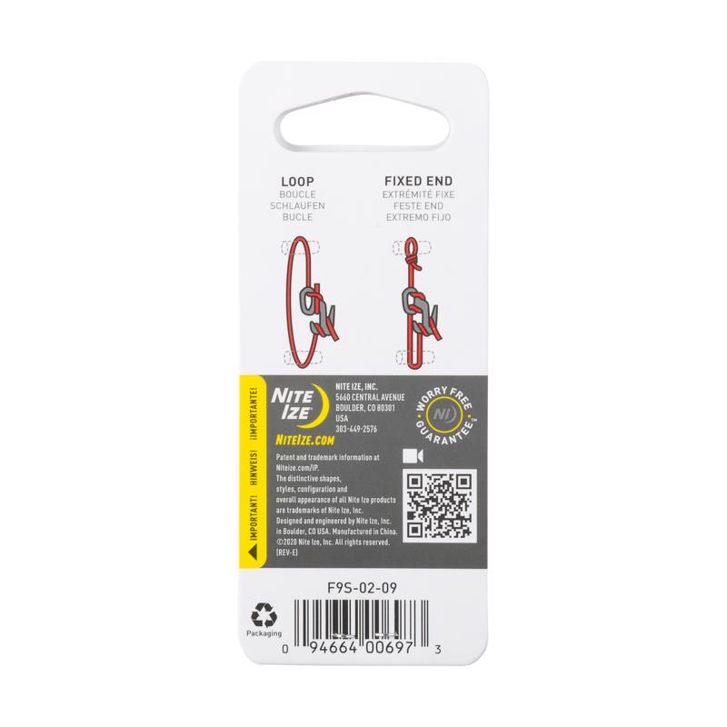 Nite Ize Figure 9 Aluminum Rope Tightener 50 lb 1.125 in. L