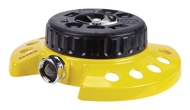 Dramm ColorStorm Metal Sled Base 9-Pattern Turret Sprinkler 575 sq ft