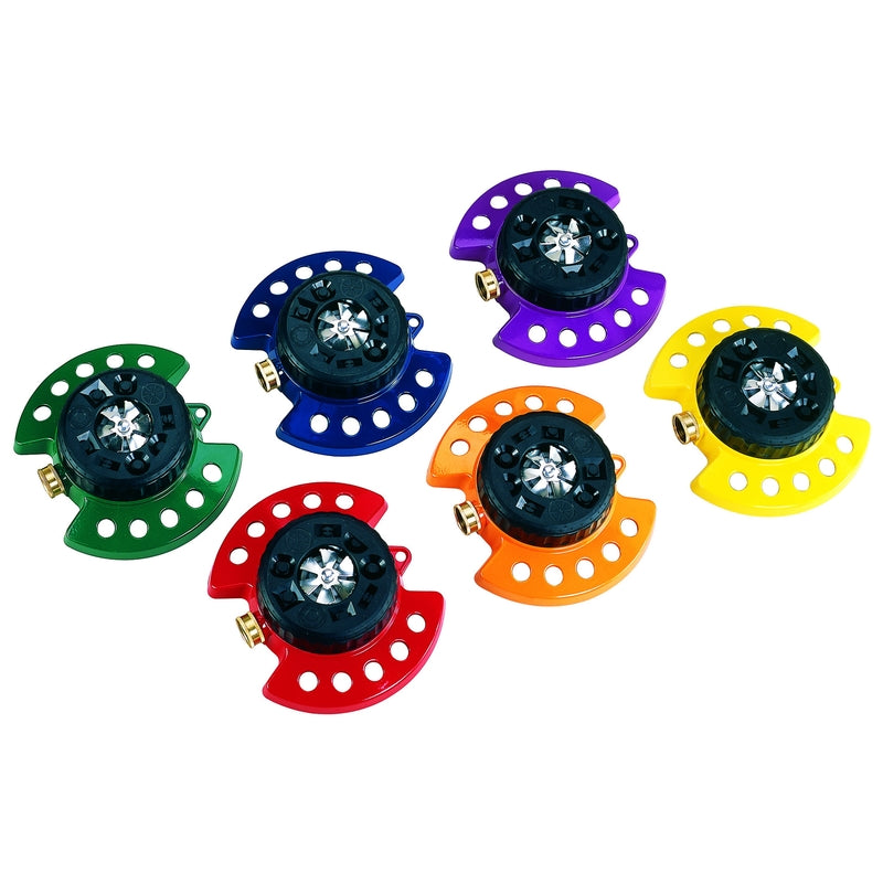 Dramm ColorStorm Metal Sled Base 9-Pattern Turret Sprinkler 575 sq ft
