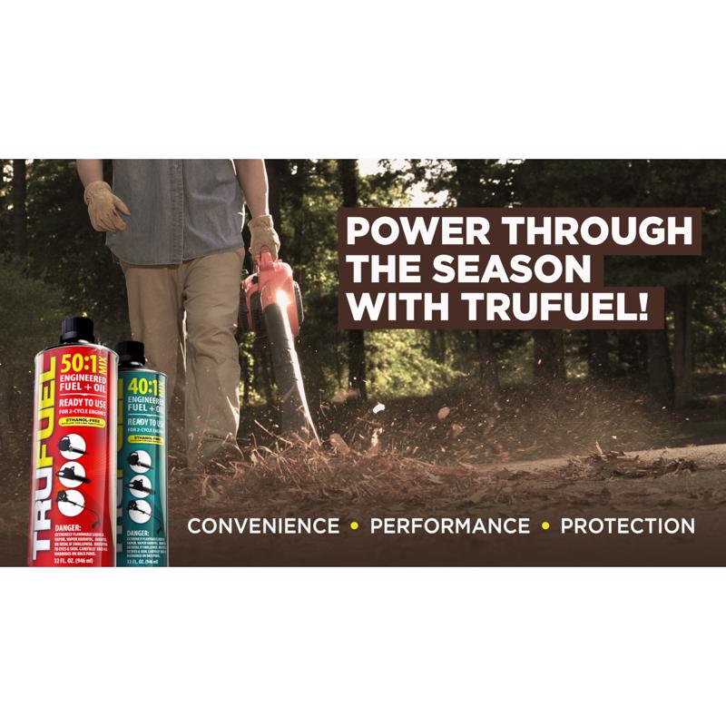 TruFuel Ethanol-Free 2-Cycle 50:1 Engineered Fuel and Oil 32 oz