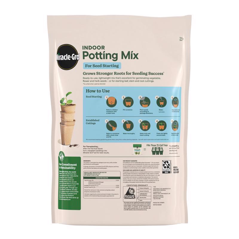 Miracle-Gro All Purpose Seed Starting Mix 8 qt