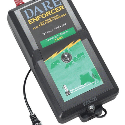 Dare Enforcer Series 110 V Electric-Powered Fence Energizer 20 acre Black