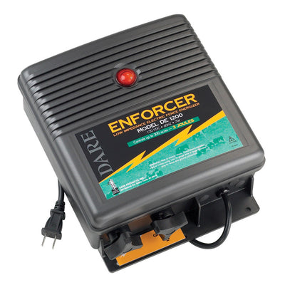 Dare Enforcer Series 110 V Electric-Powered Fence Energizer 300 acre Black