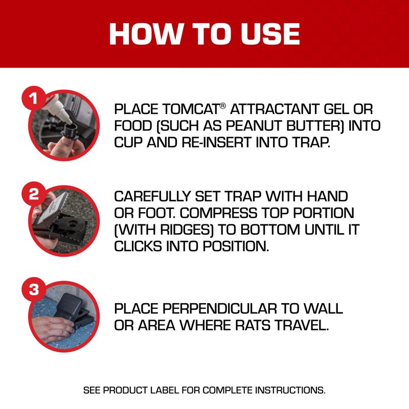Tomcat Small Snap Trap For Rats