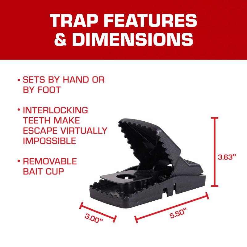 Tomcat Small Snap Trap For Rats