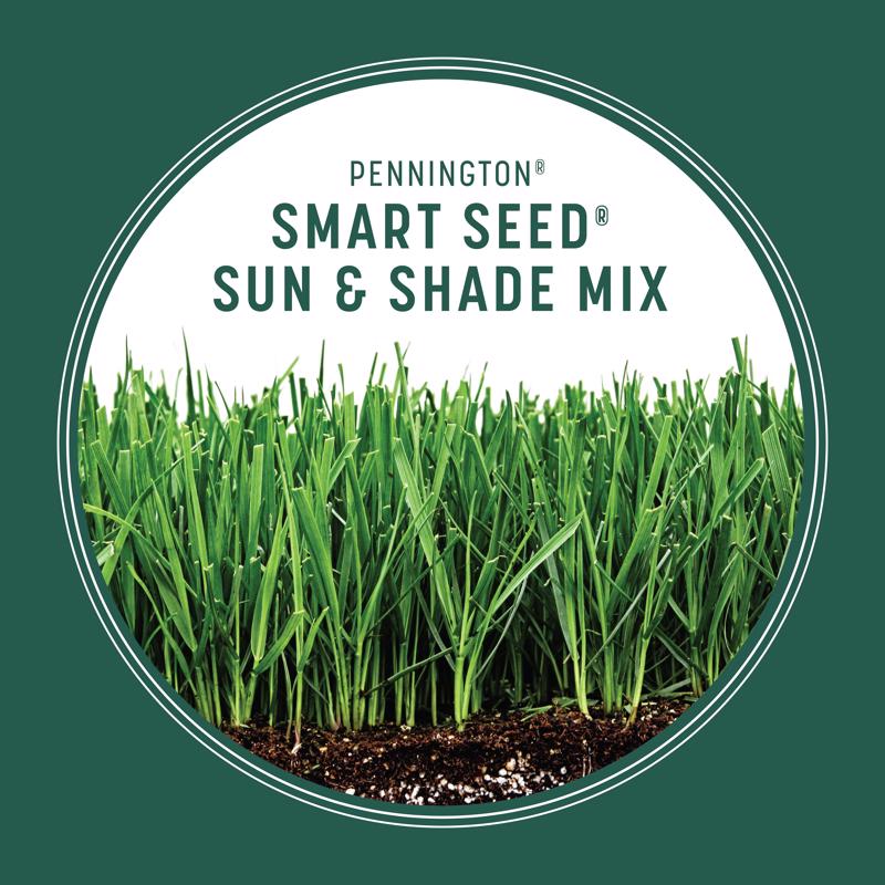 Pennington Smart Seed Mixed Sun or Shade Grass Seed and Fertilizer 3 lb
