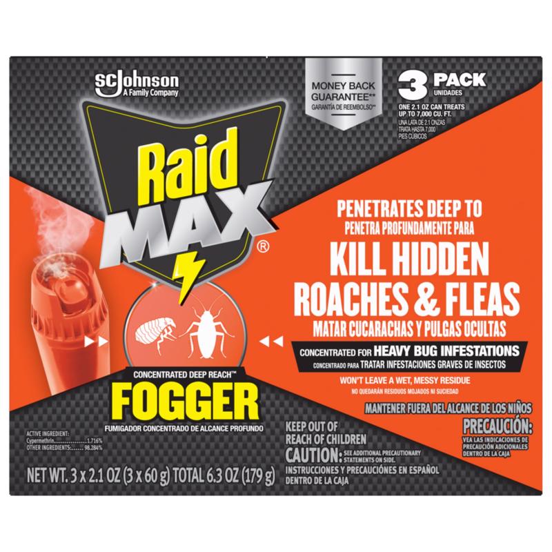Raid MAX Insect Killer Fog 2.1 oz
