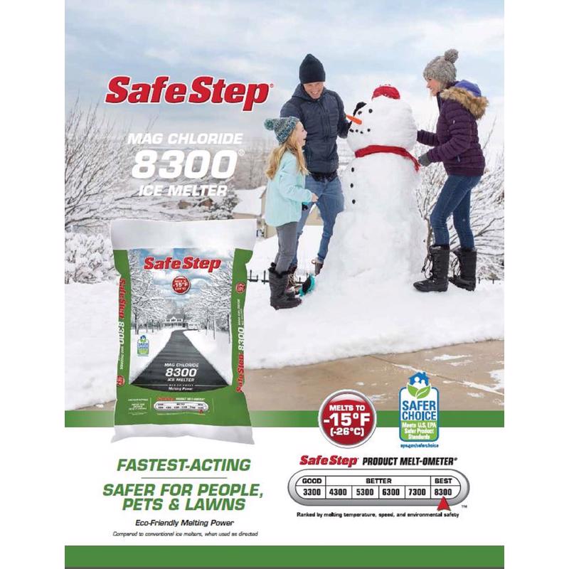 Safe Step 8300 Magnesium Chloride Pet Friendly Crystal Ice Melt 8 lb