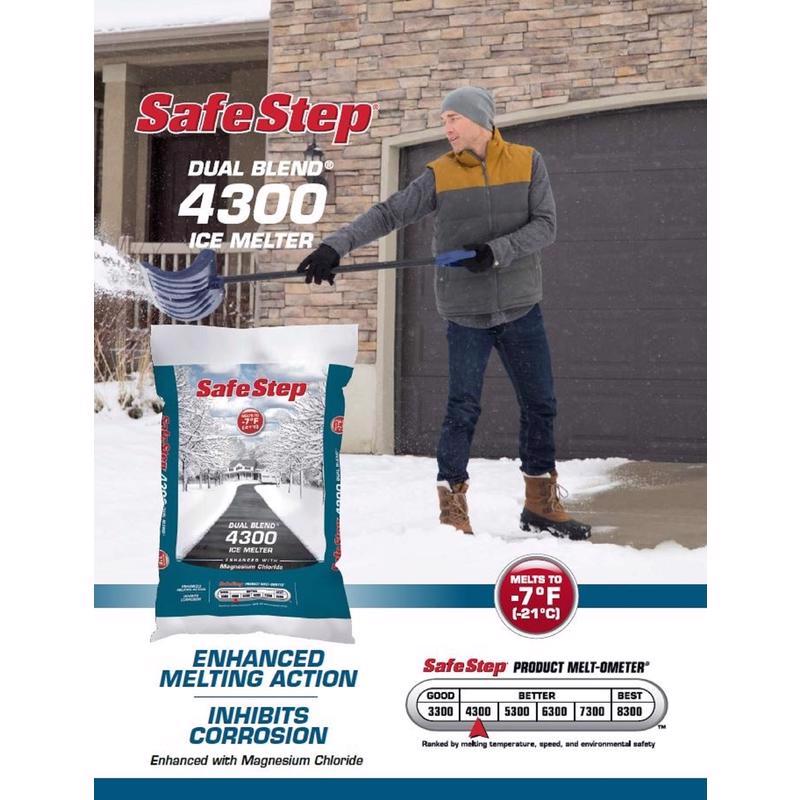 Safe Step Dual Blend 4300 Magnesium Chloride/Sodium Chloride Granule Ice Melt 20 lb