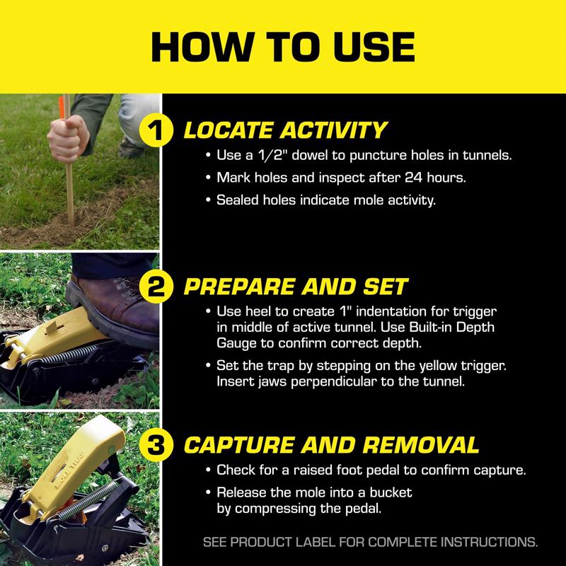 Tomcat Medium Snap Trap For Moles