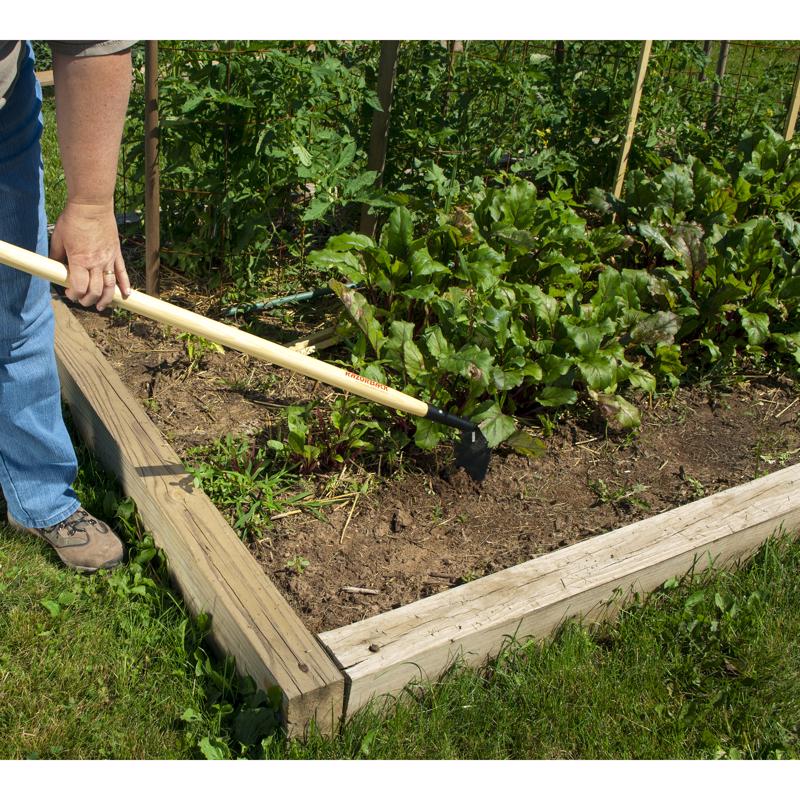 Razor-Back Steel Beet/Nursery Hoe 54 in. Wood Handle