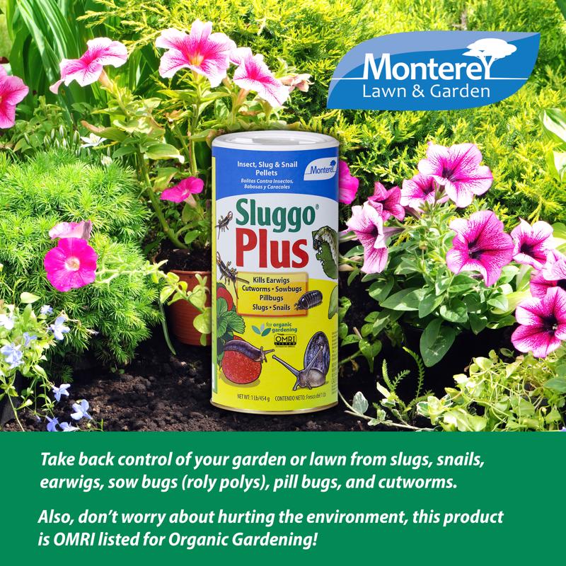 Monterey Sluggo Plus Slug and Snail Killer 1 lb