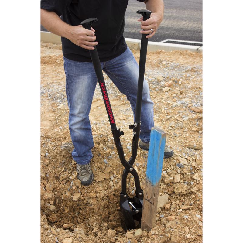 Razor-Back Dig Ez 60 in. Steel Post Hole Digger Fiberglass Handle