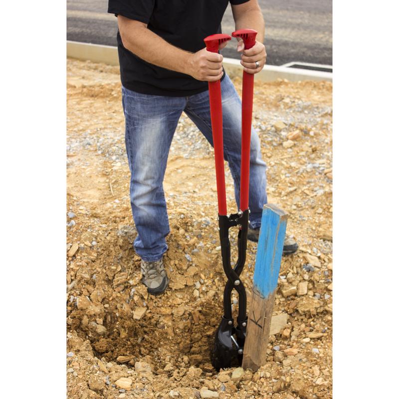 Razor-Back Dig Ez 60 in. Steel Post Hole Digger Fiberglass Handle