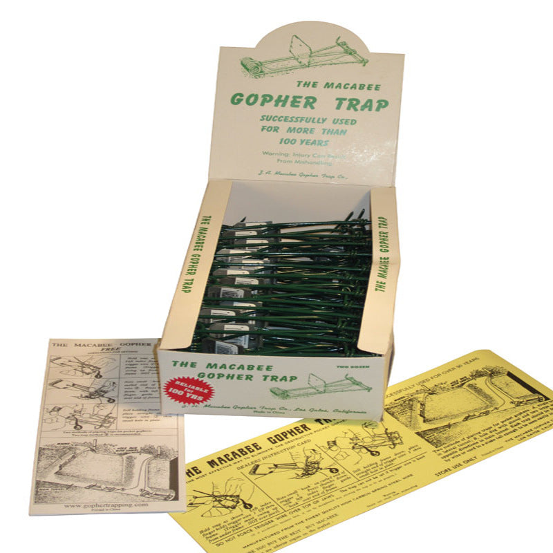 Macabee Small Snap Trap For Gophers
