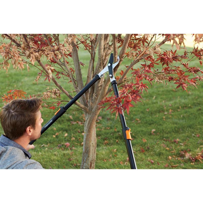 Fiskars Power-Lever 25-37 in. Steel Lopper Pruners