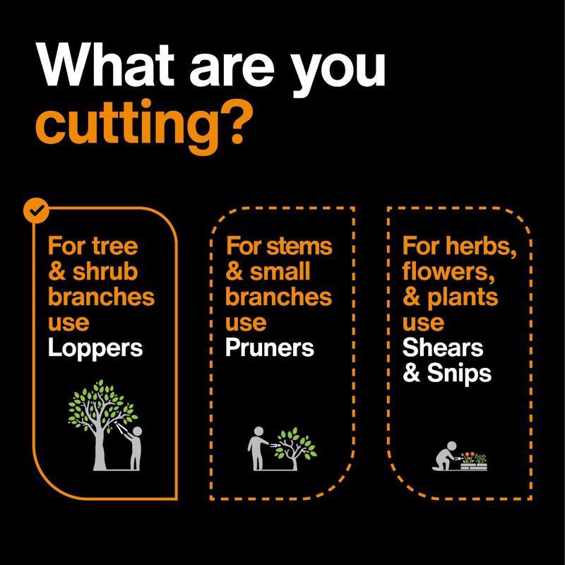 Fiskars Power-Lever 25-37 in. Steel Lopper Pruners
