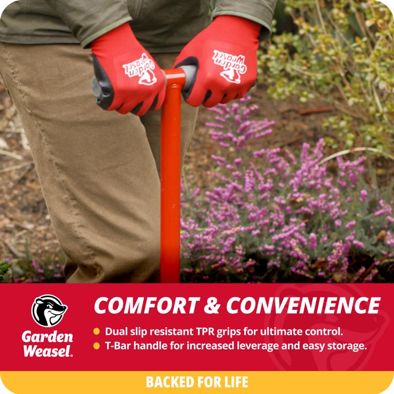 Garden Weasel Carbon Steel Garden Edger Steel Handle