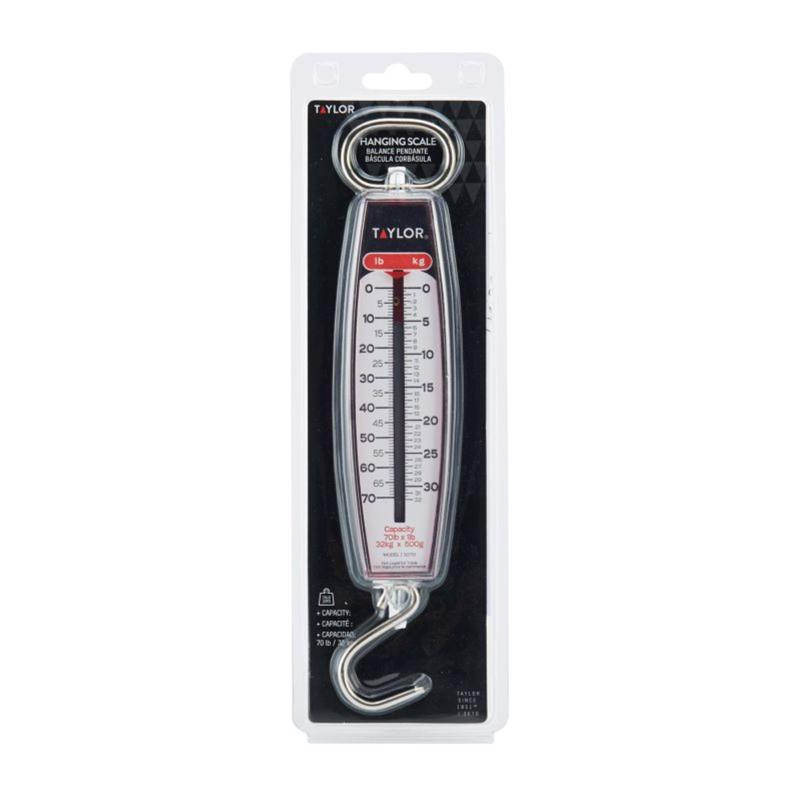 Taylor White Analog Hanging Scale 70 lb