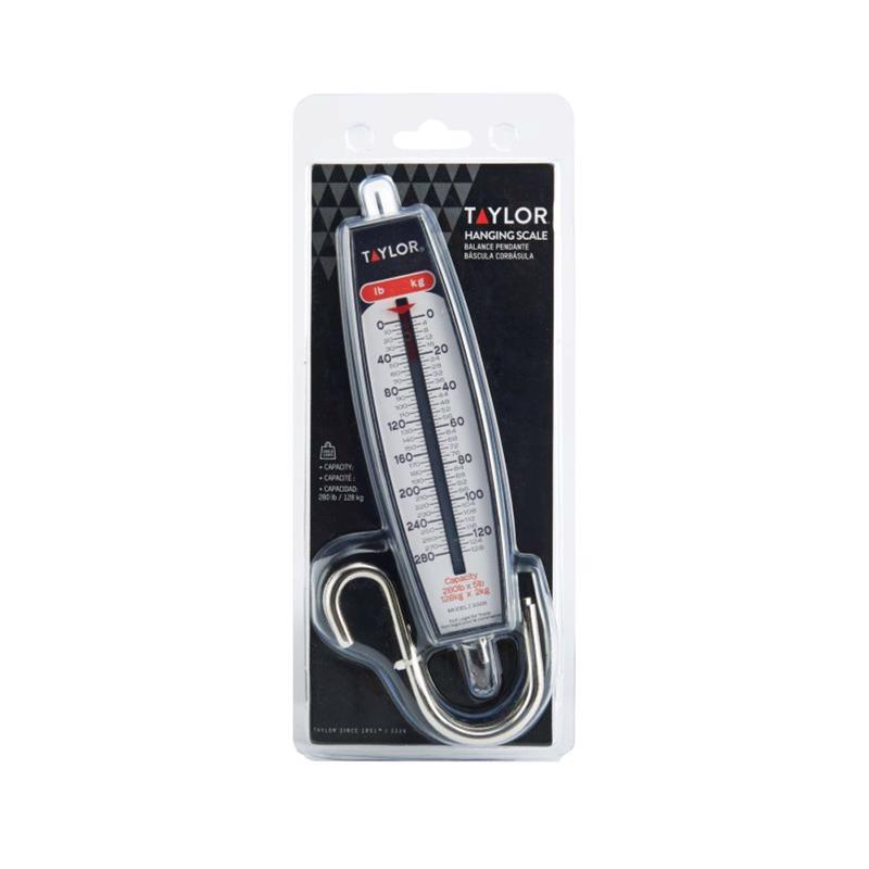 Taylor White Analog Hanging Scale 280 lb