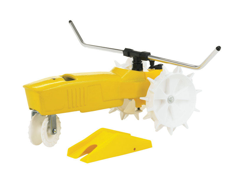 Nelson Rain Train Cast Iron Wheeled Base Traveling Sprinkler 13500 sq ft