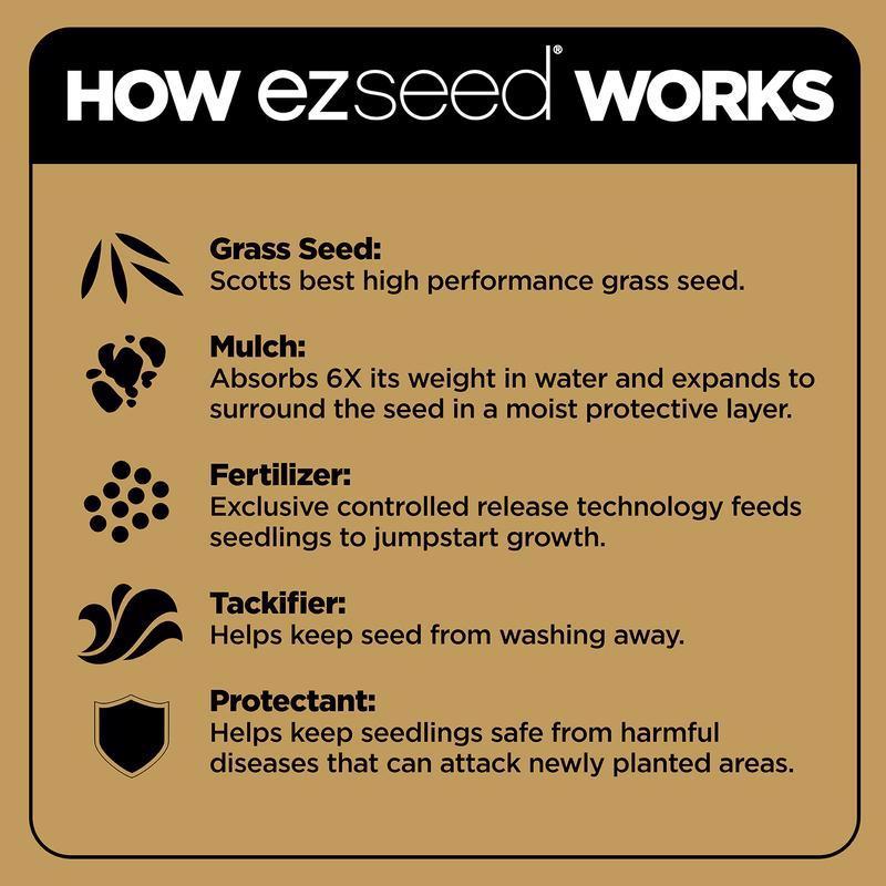 Scotts EZ Seed Tall Fescue Grass Sun or Shade Grass Spot Repair Mix 3.75 lb