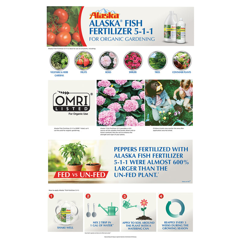 Alaska Organic Liquid Plant Food 1 gal