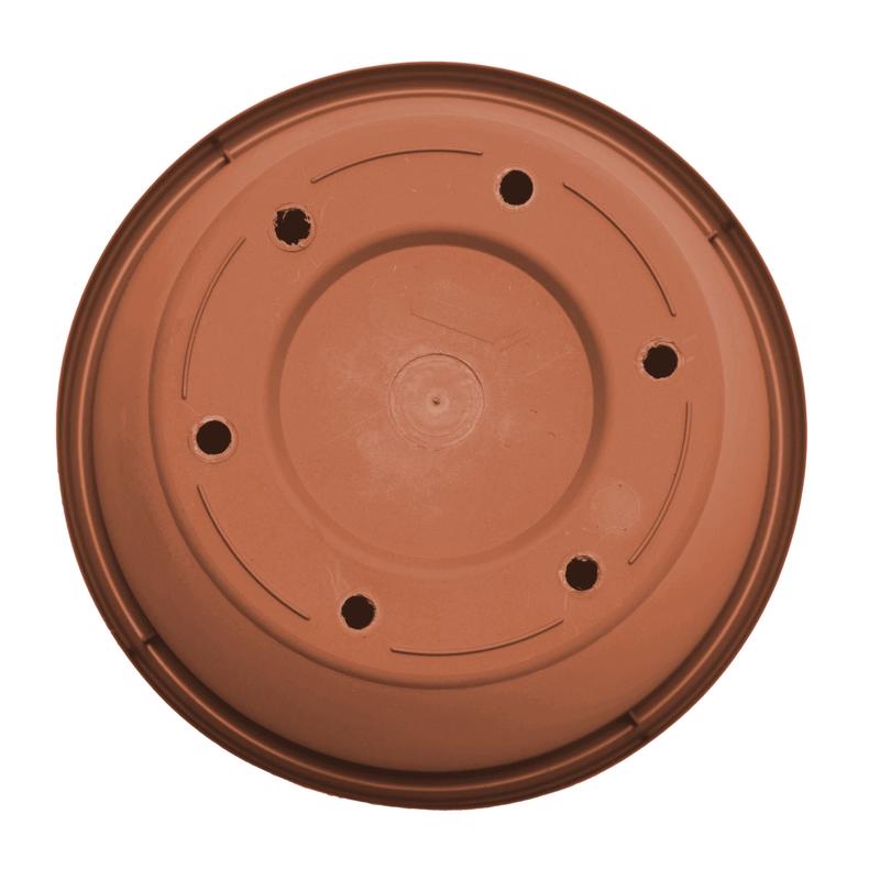 Bloem Terra 7.25 in. H X 6 in. W X 8.5 in. D Resin Traditional Planter Terra Cotta
