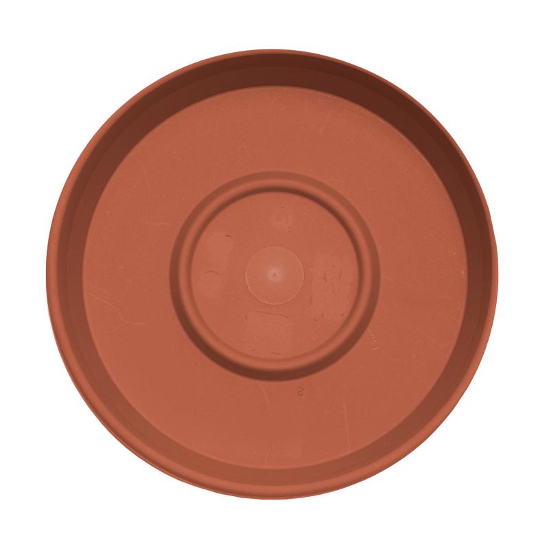 Bloem Terra 2.5 in. H X 11.25 in. W X 13 in. D Plastic Traditional Plant Saucer Terra Cotta
