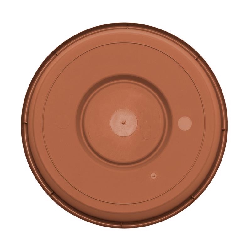 Bloem Terra 2.8 in. H X 17 in. W X 17 in. D X 17 in. D Resin Traditional Plant Saucer Terra Cotta