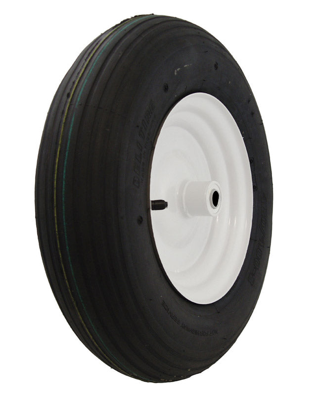 Marathon 8 in. D X 16 in. D 500 lb. cap. Offset Wheelbarrow Tire Steel