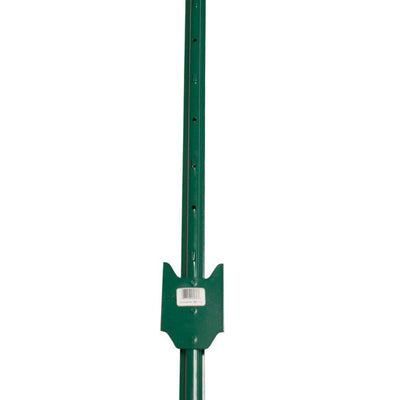 American Posts .5 in. H X 1.25 in. W X 3 ft. L 14 Ga. Powder Coated Green steel U-Post