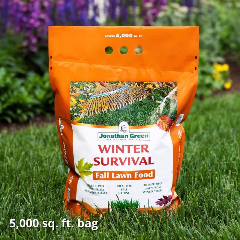 Jonathan Green Winter Survival All-Purpose Lawn Fertilizer For All Grasses 5000 sq ft