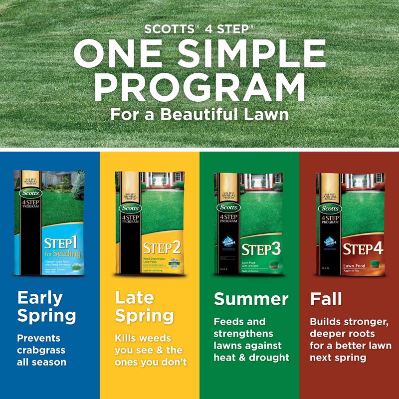 Scotts 4 Step Annual Program Lawn Food For All Grasses 15000 sq ft