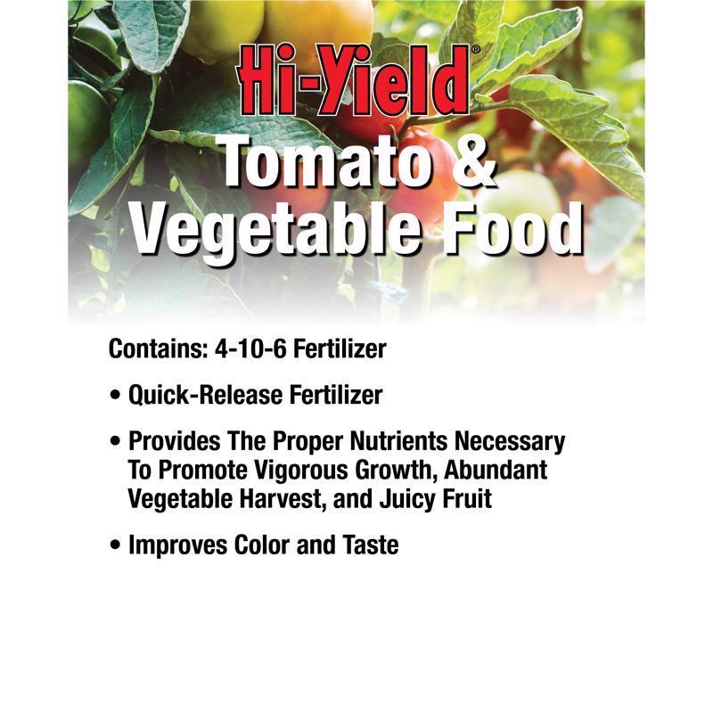 Hi-Yield TOMATO & VEGETABLE FOOD 4-10-6 Granules Plant Food 3.25 lb