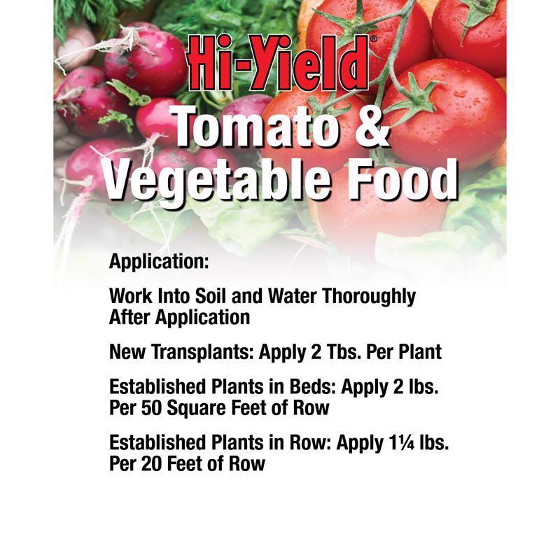 Hi-Yield TOMATO & VEGETABLE FOOD 4-10-6 Granules Plant Food 3.25 lb