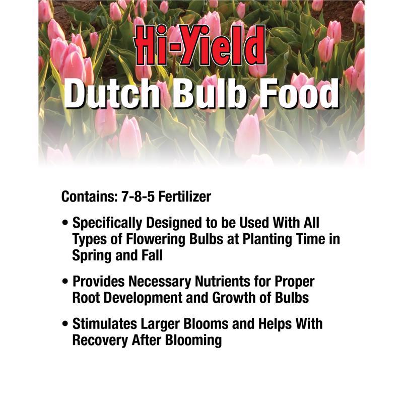 Hi-Yield DUTCH BULB FOOD 7-8-5 Granules Plant Food 3.25 lb