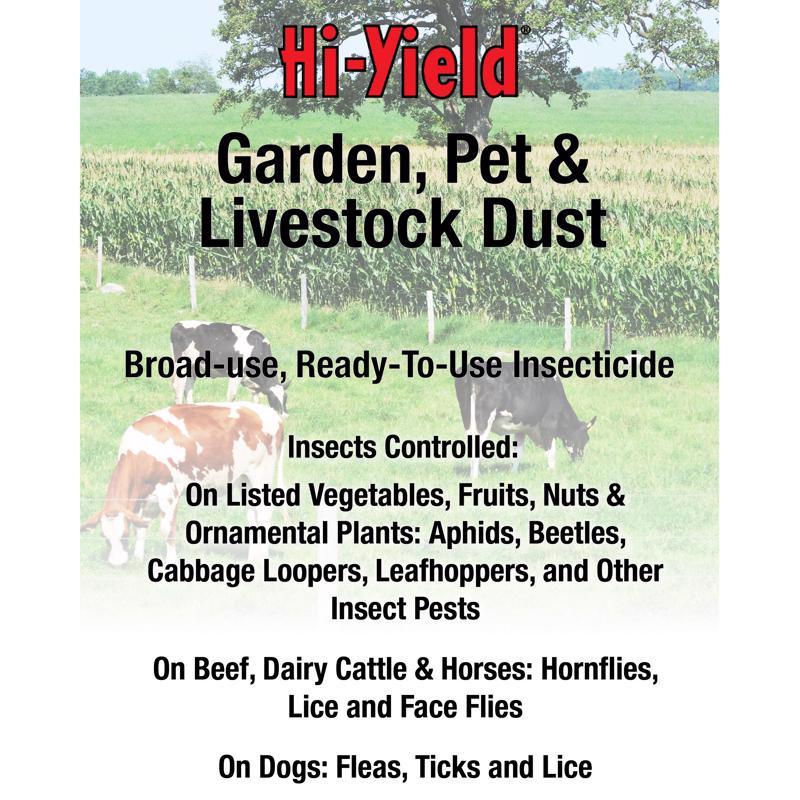 Hi-Yield Garden, Pet and Livestock Dust Insect Killer Dust 3.25 lb