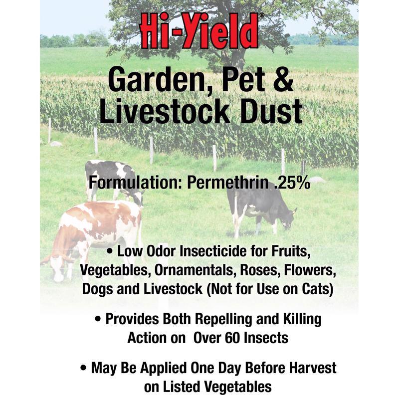 Hi-Yield Garden, Pet and Livestock Dust Insect Killer Dust 3.25 lb