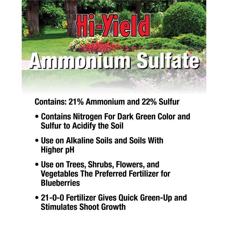 Hi-Yield AMMONIUM SULFATE Granules Plant Food 3.25 lb