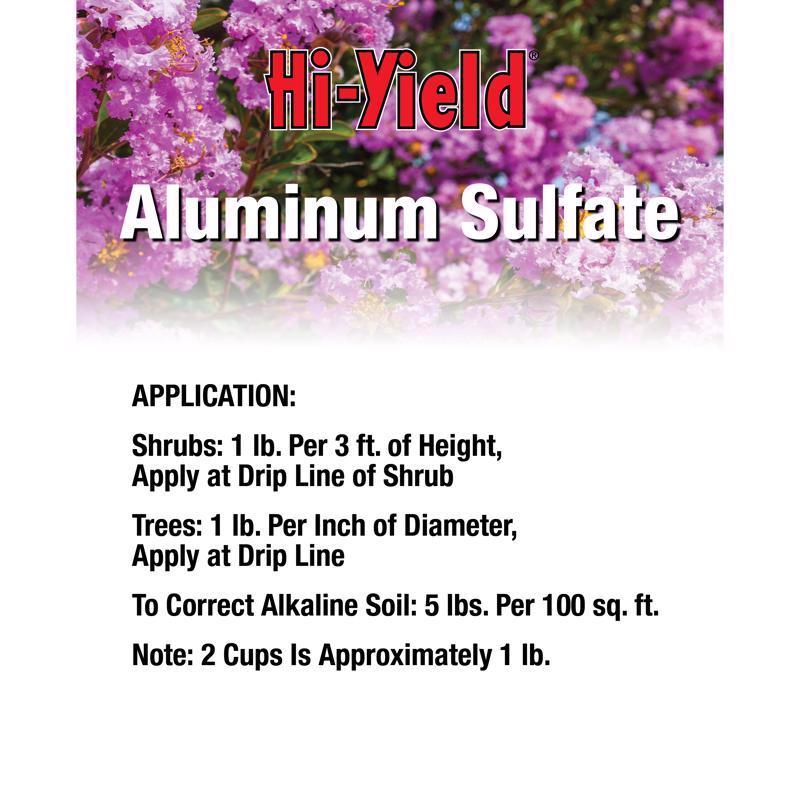 Hi-Yield Aluminum Sulfate 533 sq ft 3.25 lb