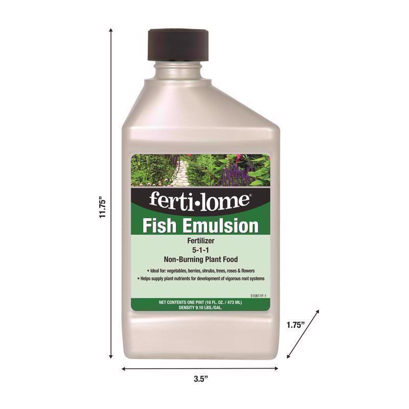 Ferti-lome Fish Emulsion Liquid Plant Food 16 oz