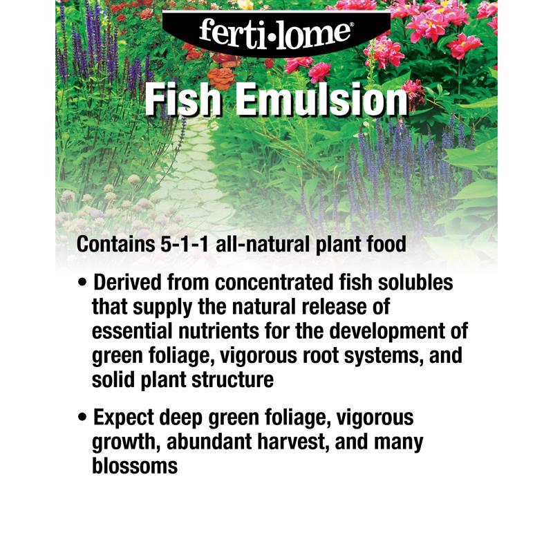 Ferti-lome Fish Emulsion Liquid Plant Food 16 oz